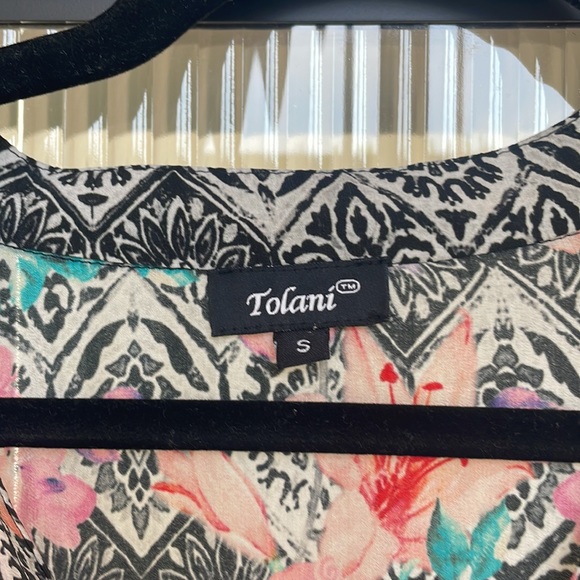 Tolani Swim Boho Caftan Tunic, small - Picture 3 of 4